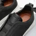 Zegna Men’s Leather Casual Sneakers | Signature Stitching #A67731