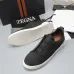 Zegna Men’s Leather Casual Sneakers | Signature Stitching #A67731