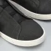 Zegna Men’s Leather Casual Sneakers | Signature Stitching #A67731