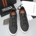 Zegna Men’s Leather Casual Sneakers | Signature Stitching #A67731