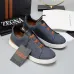 Zegna Men’s Leather Casual Sneakers | Signature Stitching #A67732