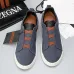 Zegna Men’s Leather Casual Sneakers | Signature Stitching #A67732