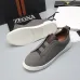 Zegna Men’s Leather Casual Sneakers | Signature Stitching #A67733