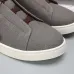 Zegna Men’s Leather Casual Sneakers | Signature Stitching #A67733