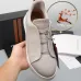 Zegna Men’s Leather Casual Sneakers | Signature Stitching #A67734