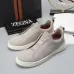 Zegna Men’s Leather Casual Sneakers | Signature Stitching #A67734