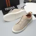 Zegna Men’s Leather Casual Sneakers | Signature Stitching #A67735