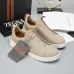 Zegna Men’s Leather Casual Sneakers | Signature Stitching #A67735
