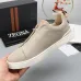 Zegna Men’s Leather Casual Sneakers | Signature Stitching #A67735
