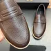 Zegna Men’s Leather Loafers, Water‑Dyed Lining, Lightweight TPR Outsole #A67781