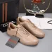 Zegna Men’s Smooth Leather Casual Sneakers, Signature Tone‑on‑Tone Stitching #A67737
