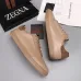 Zegna Men’s Smooth Leather Casual Sneakers, Signature Tone‑on‑Tone Stitching #A67737