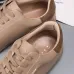 Zegna Men’s Smooth Leather Casual Sneakers, Signature Tone‑on‑Tone Stitching #A67737