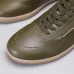 Zegna Men’s Smooth Leather Casual Sneakers, Signature Tone‑on‑Tone Stitching #A67739