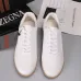 Zegna Men’s Smooth Leather Casual Sneakers, Signature Tone‑on‑Tone Stitching #A67741