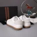 Zegna Men’s Smooth Leather Casual Sneakers, Signature Tone‑on‑Tone Stitching #A67741