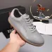 Zegna Men’s Smooth Leather Casual Sneakers, Signature Tone‑on‑Tone Stitching #A67742