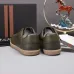Zegna Men’s Smooth Leather Casual Sneakers, Signature Tone‑on‑Tone Stitching #A67743