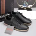 Zegna Men’s Smooth Leather Casual Sneakers, Signature Tone‑on‑Tone Stitching #A67745