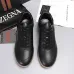 Zegna Men’s Smooth Leather Casual Sneakers, Signature Tone‑on‑Tone Stitching #A67746