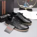 Zegna Men’s Smooth Leather Casual Sneakers, Signature Tone‑on‑Tone Stitching #A67746