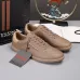 Zegna Men’s Smooth Leather Casual Sneakers, Signature Tone‑on‑Tone Stitching #A67748