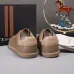 Zegna Men’s Smooth Leather Casual Sneakers, Signature Tone‑on‑Tone Stitching #A67748
