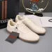 Zegna Men’s Smooth Leather Casual Sneakers, Signature Tone‑on‑Tone Stitching #A67749