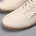 Zegna Men’s Smooth Leather Casual Sneakers, Signature Tone‑on‑Tone Stitching #A67749