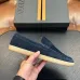 Zegna Men’s Suede Calfskin Loafers, Water‑Dyed Lining, Light TPR Outsole #A67783