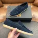 Zegna Men’s Suede Calfskin Loafers, Water‑Dyed Lining, Light TPR Outsole #A67783