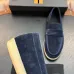 Zegna Men’s Suede Calfskin Loafers, Water‑Dyed Lining, Light TPR Outsole #A67783