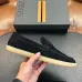 Zegna Men’s Suede Calfskin Loafers, Water‑Dyed Lining, Light TPR Outsole #A67784