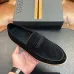 Zegna Men’s Suede Calfskin Loafers, Water‑Dyed Lining, Light TPR Outsole #A67784
