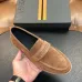 Zegna Men’s Suede Calfskin Loafers, Water‑Dyed Lining, Light TPR Outsole #A67785