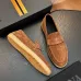 Zegna Men’s Suede Calfskin Loafers, Water‑Dyed Lining, Light TPR Outsole #A67785