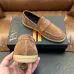 Zegna Men’s Suede Calfskin Loafers, Water‑Dyed Lining, Light TPR Outsole #A67785