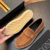 Zegna Men’s Suede Calfskin Loafers, Water‑Dyed Lining, Light TPR Outsole #A67785
