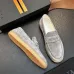 Zegna Men’s Suede Calfskin Loafers, Water‑Dyed Lining, Light TPR Outsole #A67786