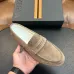 Zegna Men’s Suede Calfskin Loafers, Water‑Dyed Lining, Light TPR Outsole #A67787