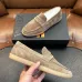 Zegna Men’s Suede Calfskin Loafers, Water‑Dyed Lining, Light TPR Outsole #A67787