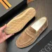 Zegna Men’s Suede Calfskin Loafers, Water‑Dyed Lining, Light TPR Outsole #A67787