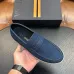 Zegna Men’s Suede Calfskin Loafers, Water‑Dyed Lining, Light TPR Outsole #A67789