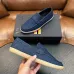 Zegna Men’s Suede Calfskin Loafers, Water‑Dyed Lining, Light TPR Outsole #A67789