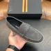 Zegna Men’s Suede Calfskin Loafers, Water‑Dyed Lining, Light TPR Outsole #A67790