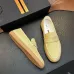Zegna Men’s Suede Calfskin Loafers, Water‑Dyed Lining, Light TPR Outsole #A67792
