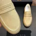 Zegna Men’s Suede Calfskin Loafers, Water‑Dyed Lining, Light TPR Outsole #A67792
