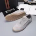 Zegna Men’s Suede Casual Sneakers, Signature Tone‑on‑Tone Stitching #A67750