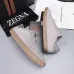 Zegna Men’s Suede Casual Sneakers, Signature Tone‑on‑Tone Stitching #A67750