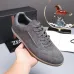 Zegna Men’s Suede Casual Sneakers, Signature Tone‑on‑Tone Stitching #A67751